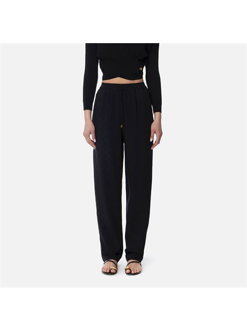 pants woman black ELISABETTA FRANCHI | PA09152E2/110